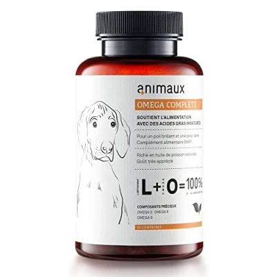 Image de Omega 3, 6 &amp; 9 pour Chiens 50 comprimés à mâcher Huile de Poisson Naturelle avec acides Gras Le métabolisme, la Formation des os, Peau et Pelage animaux Complete Dogs