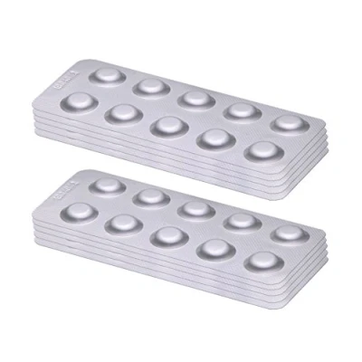 Image de Eau Analyse comprimés de test chlore/pH, 100 Pièces (50 Phenol Red + 50 DPD1)