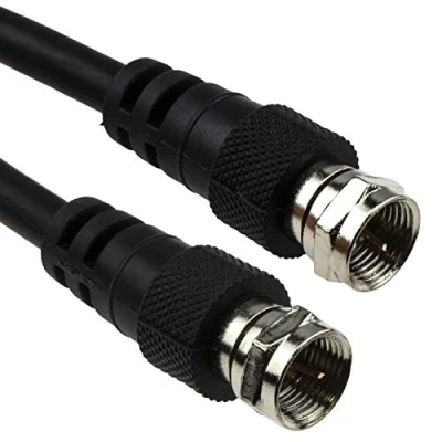 Image de Sat Numericable F Type Visser Connecteur Fiche 75 ohm RG59 Antenne câble 1,5 m [1.5 mètre/1,5m]