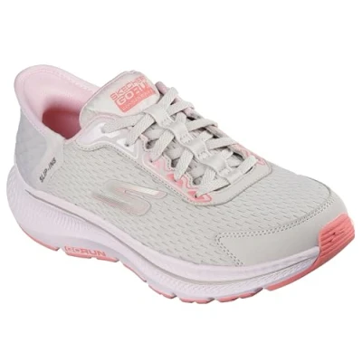 Image de Skechers GO RUN Consistent Baskets basses, Femme, Taille: 40, Natural/pink trim Textile
