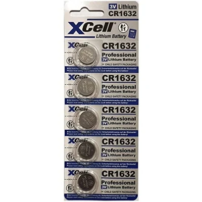 Image de XCell Pile Bouton CR1632 (pour de Nombreux Petits appareils, Longue durée Vie, Faible Auto décharge) 148262