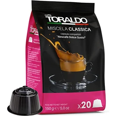 Image de Caffe&#039; Toraldo Capsule Compatibili Dolce Gusto Miscela Classica (100)