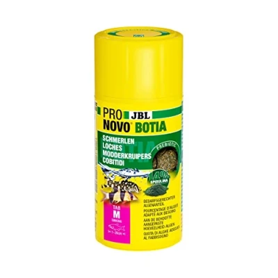 Image de JBL PRONOVO BOTIA TAB, Aliment de Base pour Loches 1 20 cm, Comprimés Alimentaires Poissons, taille M, 100 ml
