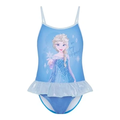 Image de Disney Maillot De Bain Reine des Neiges, Fille à Volant Elsa in My Element 3 4 Ans