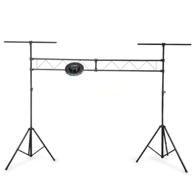 Image de Portique pour Jeux de Lumières jusqu&#039;à 3m, BM Bmsonic BRIDGE, 24 perçages fixations, Pont Sonorisation DJ, Light inclus