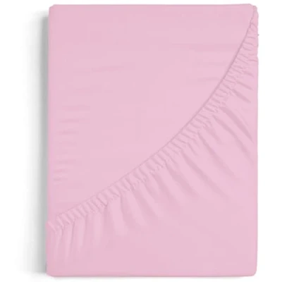 Image de Burrito Blanco Drap Housse 180 x 190/200 cm Lit de (+ Dimensions Disponibles) Tissu 100% Coton Motif Rose A8