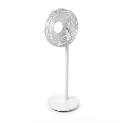 Image de Ventilateur Finn mobile de Stadler Form, certifié outdoor, sur pied, au sol et table, avec télécommande, Fonction oscillante, 8 vitesses, minuterie 1 à h, fonctionnement batterie, blanc