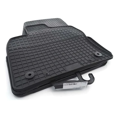 Image de Lot de 4 tapis sol en caoutchouc pour Cupra Ateca (tous) Qualité d&#039;origine Toutes saisons Noir