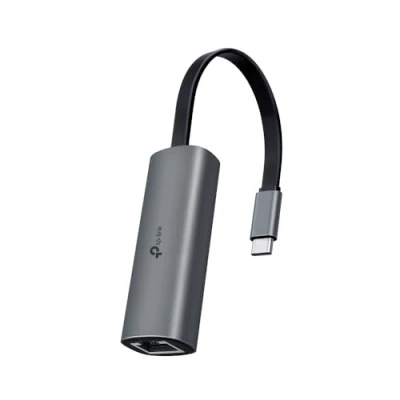 Image de TP Link Adaptateur LAN USB C 2,5 G Ethernet RJ45 2500 Mbps Compatible avec Windows, Mac OS, iPadOS, Chrome Linux OS et iOS, Pliable, UE302C