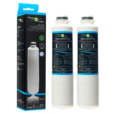 Image de Filterlogic 2X FFL 181S2 Filtre à Eau Compatible avec Cartouche Samsung DA29 00020B, HAF CIN/EXP, CIN, HAFCIN, DA97 08006A B, E, 08043ABC frigo réfrigérateur américain
