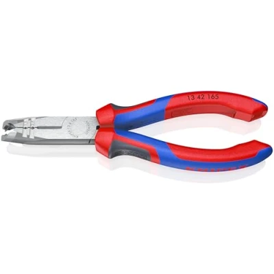 Image de Knipex Pince à dégainer noire atramentisée, avec gaines bi matière 165 mm 13 42