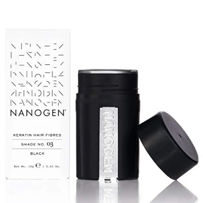 Image de Nanogen Nanofibres 15 G Noir Poudre de cheveux