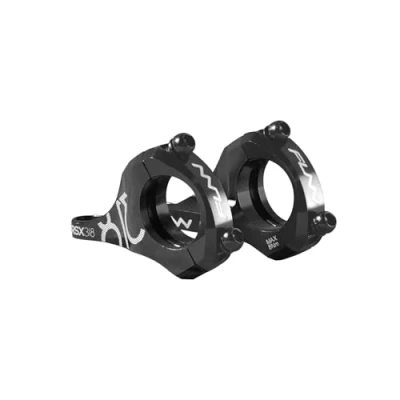Image de Funn RSX Potence de VTT Montage Direct avec serrage guidon 31,8 mm, extension réglable 45 50 mm une élévation 20 (Noir)