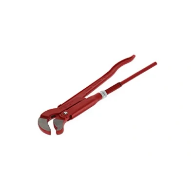 Image de GEDORE red Clé serre tubes coudée à 45, Largeur 55 mm/1,5 pouce, mâchoires en S, résistante, denture inversée, R27140015