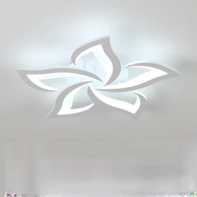 Image de Comely Plafonnier LED Dimmable, Luminaire 40W 4700LM, Télécommande/APP, 3000k 6500k Φ60cm, Lampe de Plafond per Salon Chambre