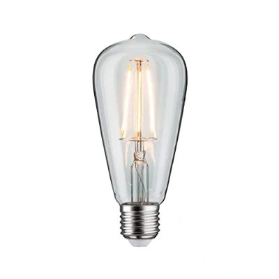 Image de Paulmann 28703 Ampoule LED à Filament ST64 7,5 W Intensité Variable Transparent 2700 K Blanc Chaud E27, 7