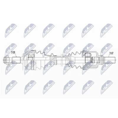 Image de Essieu moteur NTY NPW PE 061
