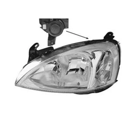Image de Van WEZEL 3779961 Phares OPEL: Corsa C 3/5 portes, С Van, Combo / Break