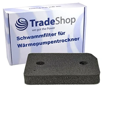 Image de Trade Shop filtre éponge / en mousse compatible avec Miele TCF650WP TWF640WP TSF643WP TWF660WP TSF663WP TCD440WP TCD450WP TWD440WP