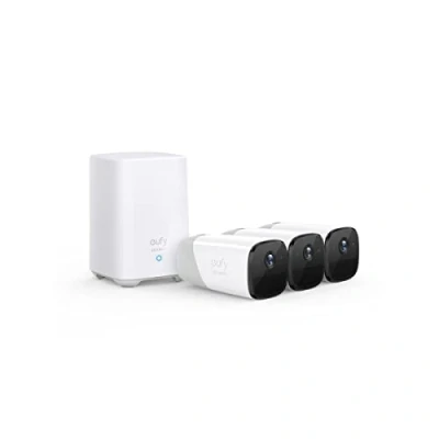 Image de Eufy eufyCam 2 Pro 3 Cam Kit Cosse Caméra de sécurité IP Intérieure et extérieure 2048 x 1080 pixels Mur Neuf