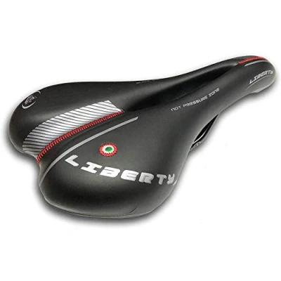 Image de MONTEGRAPPA CSS529 Selle M.Grappa MTB Liberty Leather CF Unisex Adult, Taille Unique