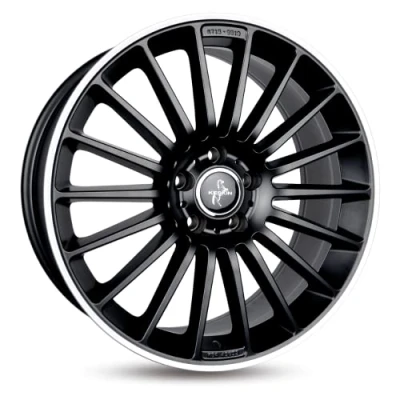 Image de KESKIN 5Trou 18Pouce 112mm Jante alu KT15 SPEED mattschwarz Horn poliert KT158018511230MBLP