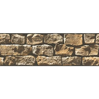 Image de A.S. Création Frise murale autocollant Stick Ups beige jaune noir 5,00 m x 0,17 905819
