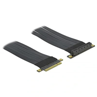 Image de DeLOCK Carte d&#039;adaptation PCI Express x8 à x8, avec câble flexible de 30 cm Neuf