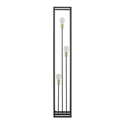 Image de Lindby Lampadaire Tiliane (Moderne) en Noir Métal e. a. pour Salon &amp; Salle à manger (à 3 lampes, E27), Sur Pied, Lampe a de Sol