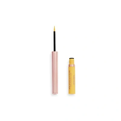 Image de Makeup Revolution, Neon Heat, Eye Liner Liquide Coloré, Lemon Yellow, 2.4ml