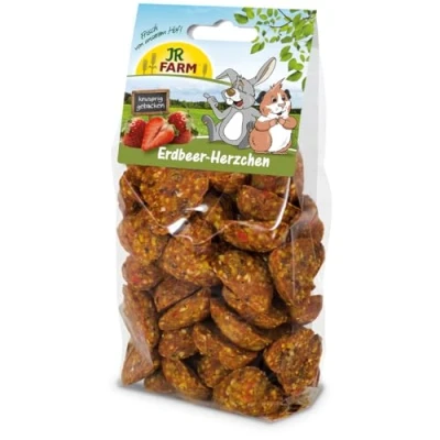 Image de JR FARM Petits cœurs Fraises 150 g