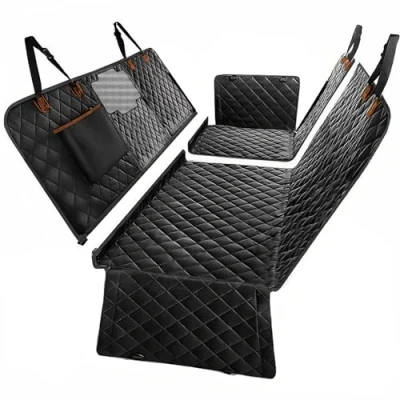 Image de Fudajo Couverture siège arrière pour Chiens 137x147cm Housse séparable Banquette Voitures