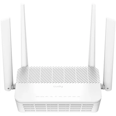 Image de Cudy AX3000 Routeur Maillé WiFi 6 Double Bande Multi Gigabit, WAN 2,5 Gbit/s, 4 Ports RJ45 MU MIMO, OpenVPN, Wireguard, Zerotier, WR3000H