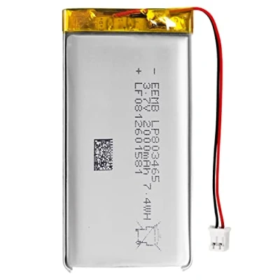 Image de EEMB Batterie Lithium polymère 3,7V 2000mAh 803465 Rechargeable lipo avec connecteur JST VXI Blue Parrott vérifier la polarité de l&#039;équipement et du Avant l&#039;achat