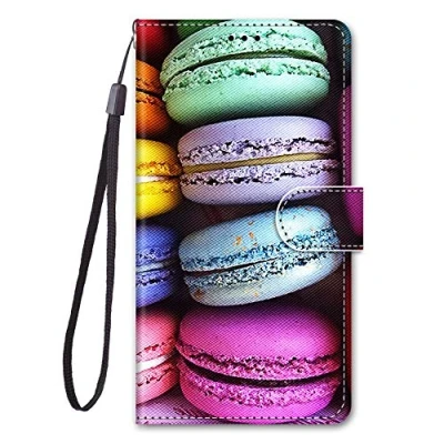 Image de Nodigo Cuir Coque pour Samsung Galaxy A20e 2019 Antichoc avec Support Clapet Design Silicone Animal Motif Drôle Étui Bumper 360 Kickstand Case Cover Housse Fille Femme Homme Portefeuille Macaron