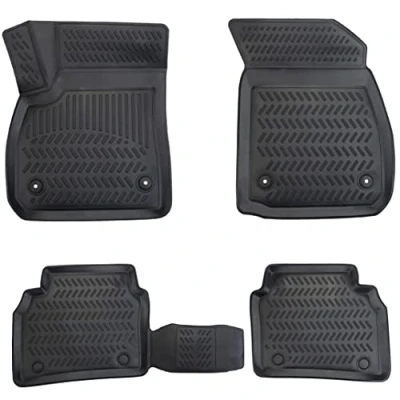 Image de Lot de tapis en caoutchouc, design 3D, pour Opel Insignia B à partir 2017, bord extra haut 5 cm