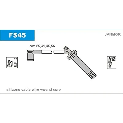 Image de JANMOR FS45 Jeu De Fils d&#039;Allumage FORD: Galaxy Mk1 MPV