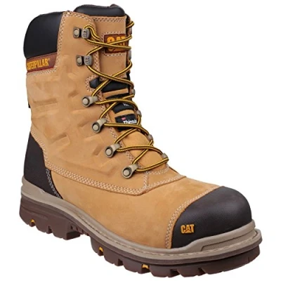 Image de CAT Footwear Homme Premier 8 WR TX CT S3 HRO SRC Bottes de Sécurité, Jaune (Hnyrst), 44 EU