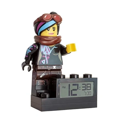 Image de LEGO réveil Movie 2 Wyldstyle Écran LCD numérique rétroéclairé Fonction et répétition Environ 24 cm