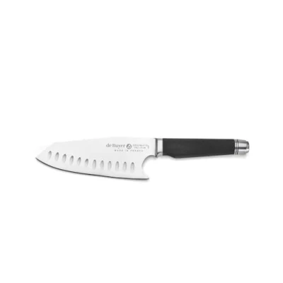 Image de de Buyer Couteau Chef asiatique FK2 en acier inoxydable Longueur 15 cm , Noir