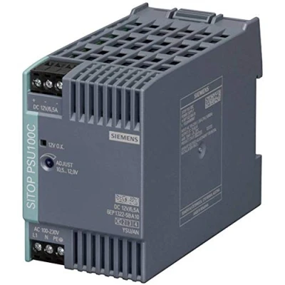 Image de Alimentation rail DIN SIEMENS SITOP PSU100C 12 V 6,5 A 78 W