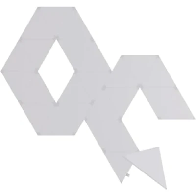 Image de Nanoleaf Shapes Triangle Pack d&#039;Extension, 25 Panneaux Lumineux Additionnels Appliques Murales Intérieur Modulaires Connectées LED RGBW Wi Fi, Compatible Alexa, pour Salon Chambre ou Bureau Gaming