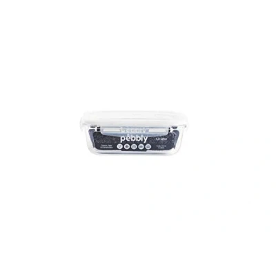 Image de Pebbly PKV 025 boite, Verre Borosilicate, Transparent, 20,5x14,5x6,5 cm