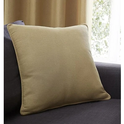 Image de Fusion Sorbonne Coussin Garni 100% Coton 43x43cm Ocre