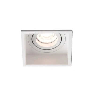 Image de Faro Barcelona 40120 HYDE Lampe encastrable blanche carré orientable