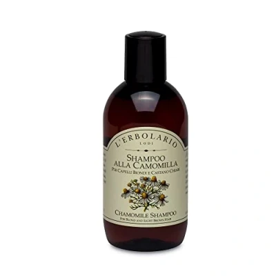 Image de L&#039;Erbolario Shampooing à la camomille Extraits de plantes soulignent les reflets dorés et l&#039;éclat Laisse cheveux doux, rebondissants brillants Formule naturelle délicate Sans silicone