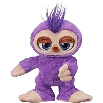 Image de PETS ALIVE ZURU FIFI Le PARAISSEUX The Flossing Sloth Paresseux Dansant à la Fourrure en Peluche Violette 5027