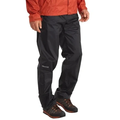 Image de Marmot Precip Eco Pant Long Pantalon de Pluie Hardshell, imperméable à l&#039;eau, Coupe Vent, Respirant Homme Black FR: M (Taille Fabricant: M)