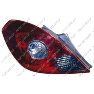 Image de PRASCO OP0344164 Feu arrière gauche jaune/bleu sans porte lampe OPEL: Corsa D 3/5 portes