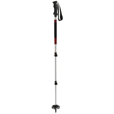 Image de Komperdell Men&#039;s Bâton de Ski T3 Thermogrip Mousse PL Rouge, Argent/Noir